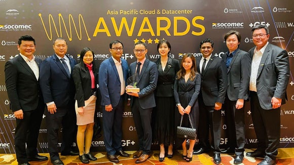 What we do Employees of Bridge Data centres at Awards event