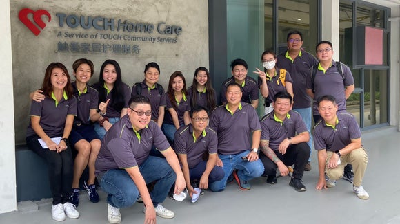 Why work for us Employees of Bridge Data centres at a Charity event